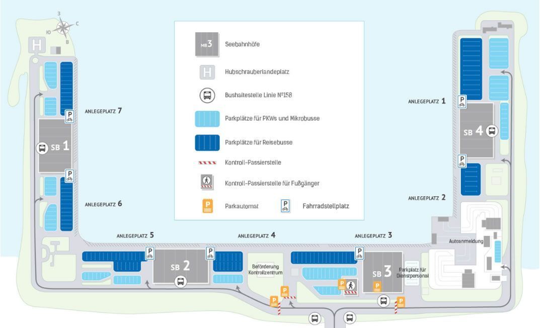 Allgemeine Information über den Hafen „Marine Facade“ von St. Petersburg Russland